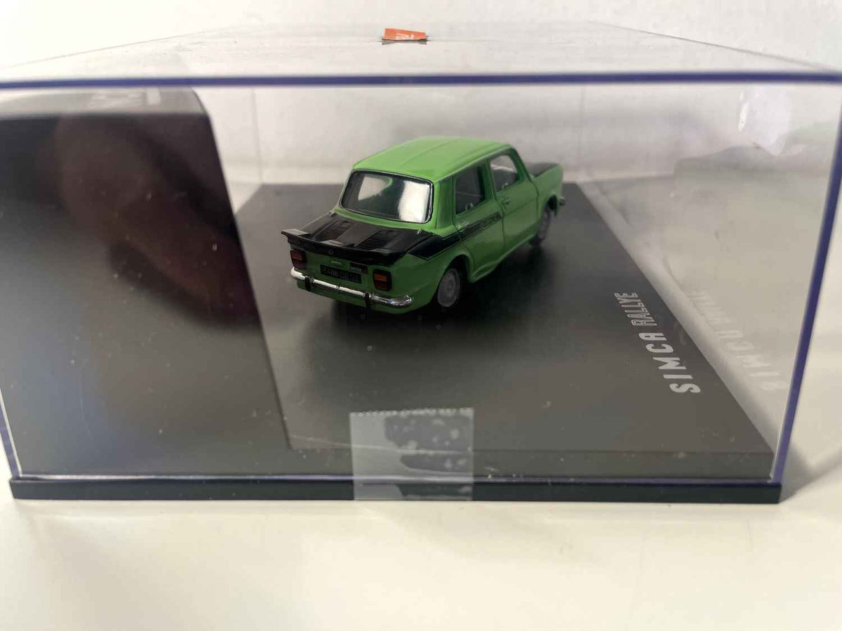 Simca 1000 rally verde e nero (cofanetto rettangolare) - Norev