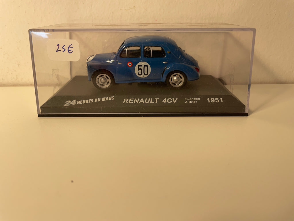 Renault 4 CV blaue Nummer 50 - 24 Stunden von Le Mans 1951