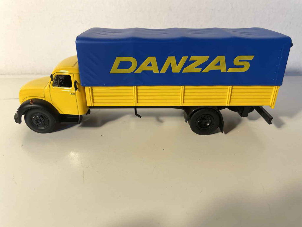 1959 MAGIRUS MERKUR Camion mat Säiteklappen a Plane - DANZAS