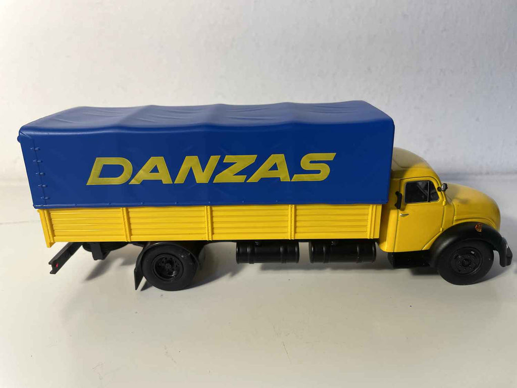 1959 MAGIRUS MERKUR Camion mat Säiteklappen a Plane - DANZAS