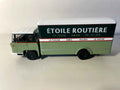 BERNARD 19 DA vrachtwagen uit 1961 ETOILE ROUTIERE (groene, witte en groene verhuiswagen)