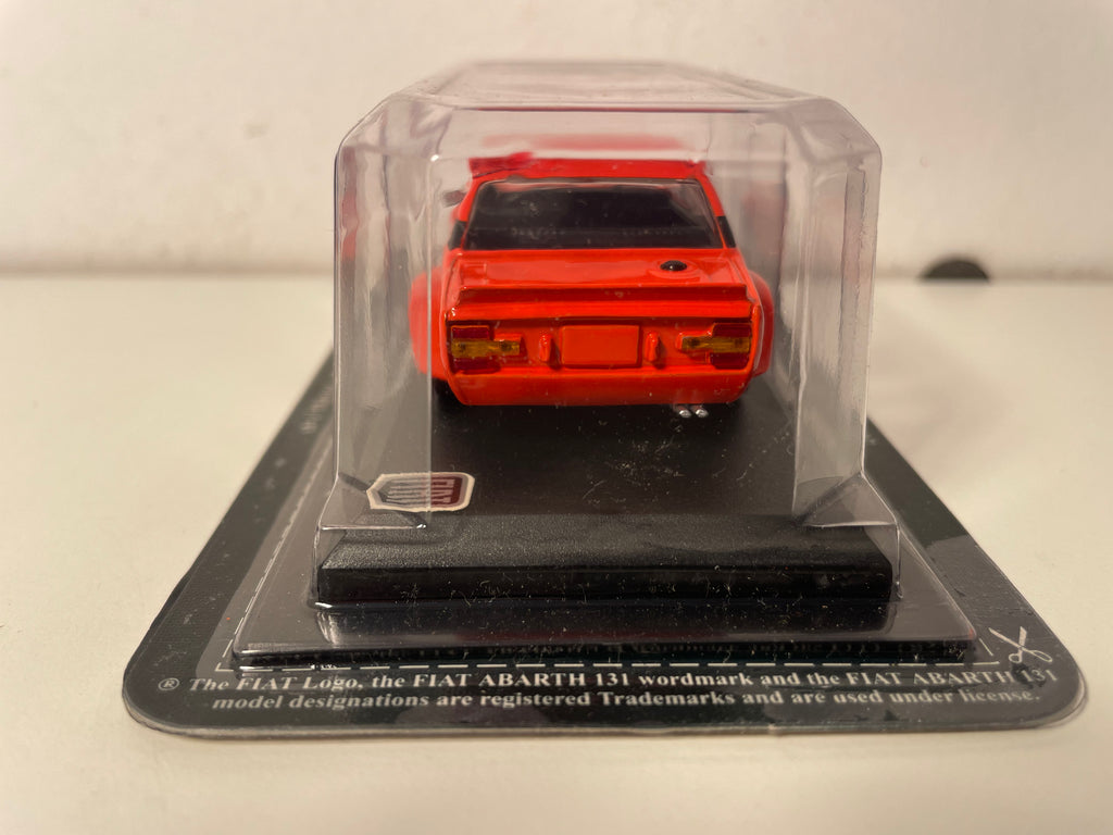 Fiat Abarth 131 rouge (tendance rouge orangé) - Del Prado