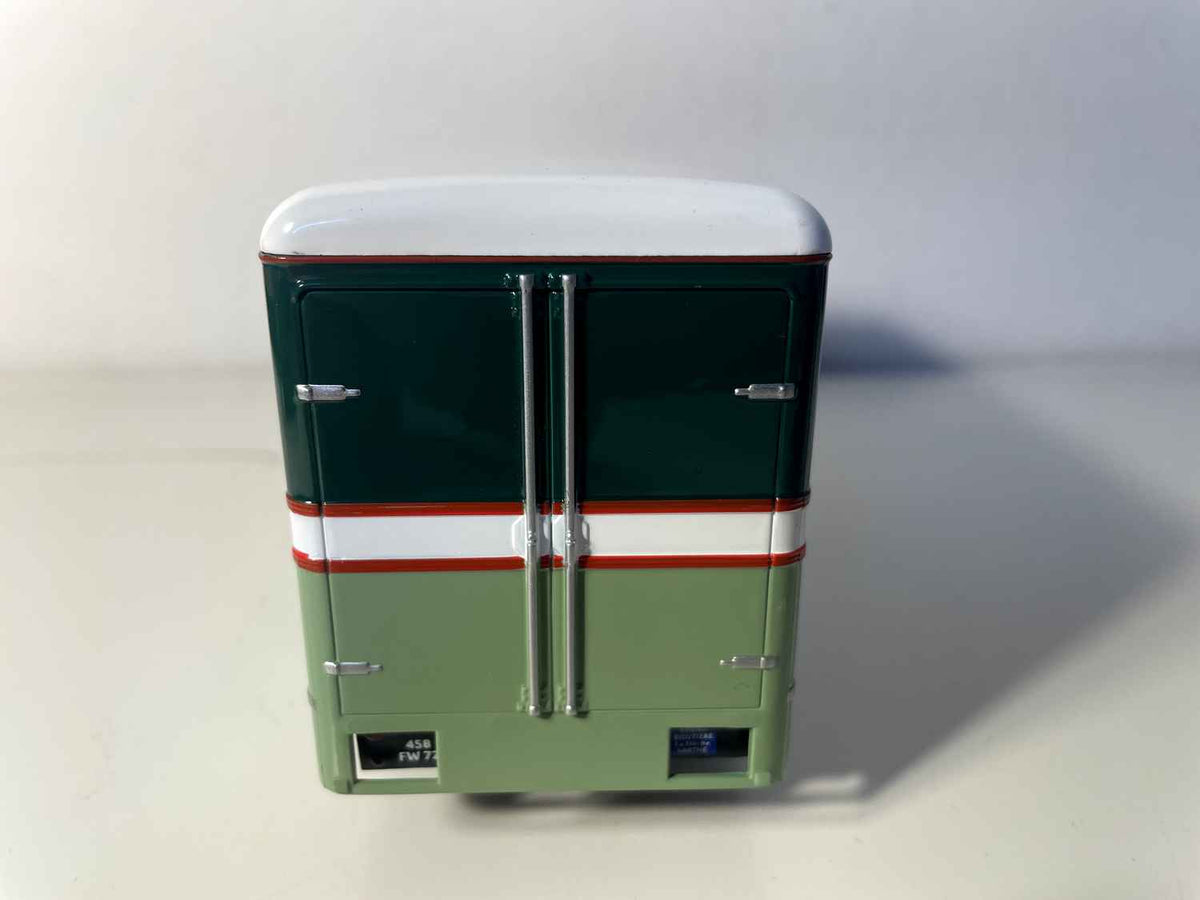 BERNARD 19 DA vrachtwagen uit 1961 ETOILE ROUTIERE (groene, witte en groene verhuiswagen)