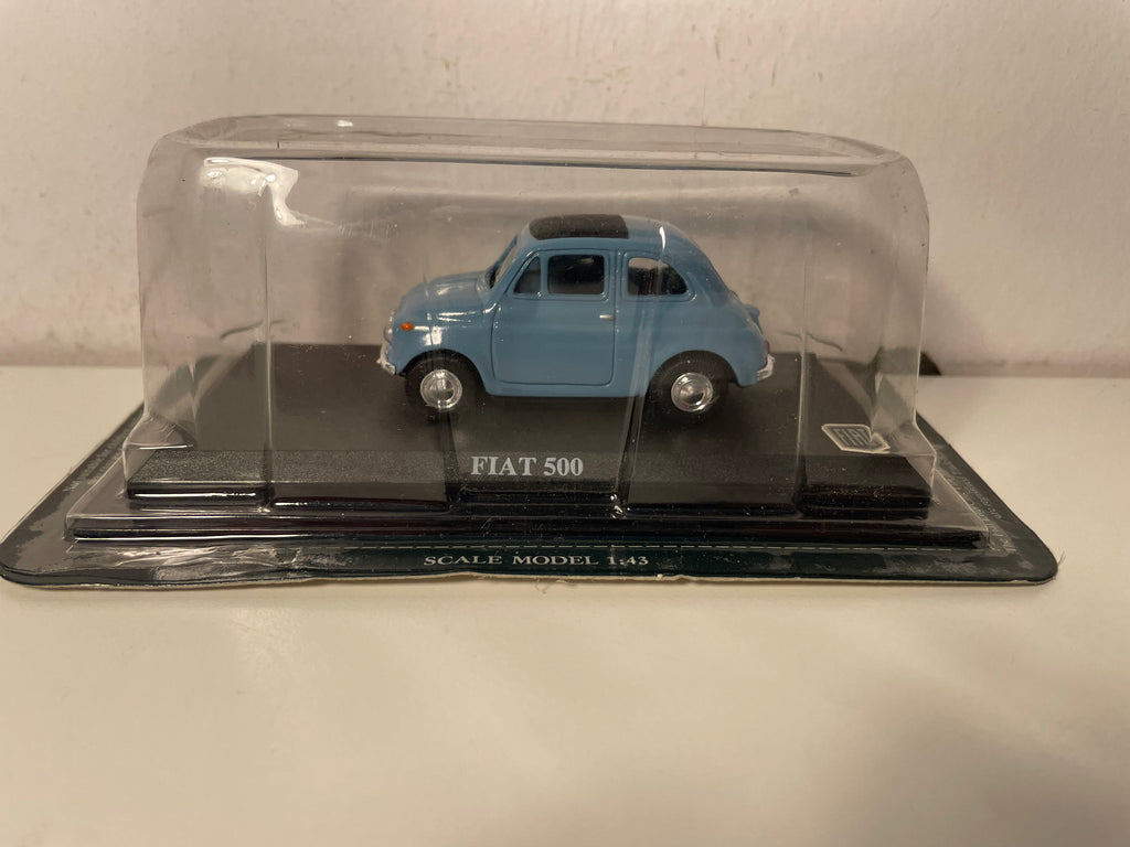 Fiat 500 bleue - Del Prado