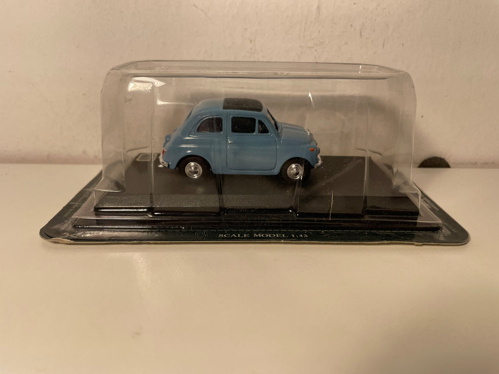 Fiat 500 bleue - Del Prado