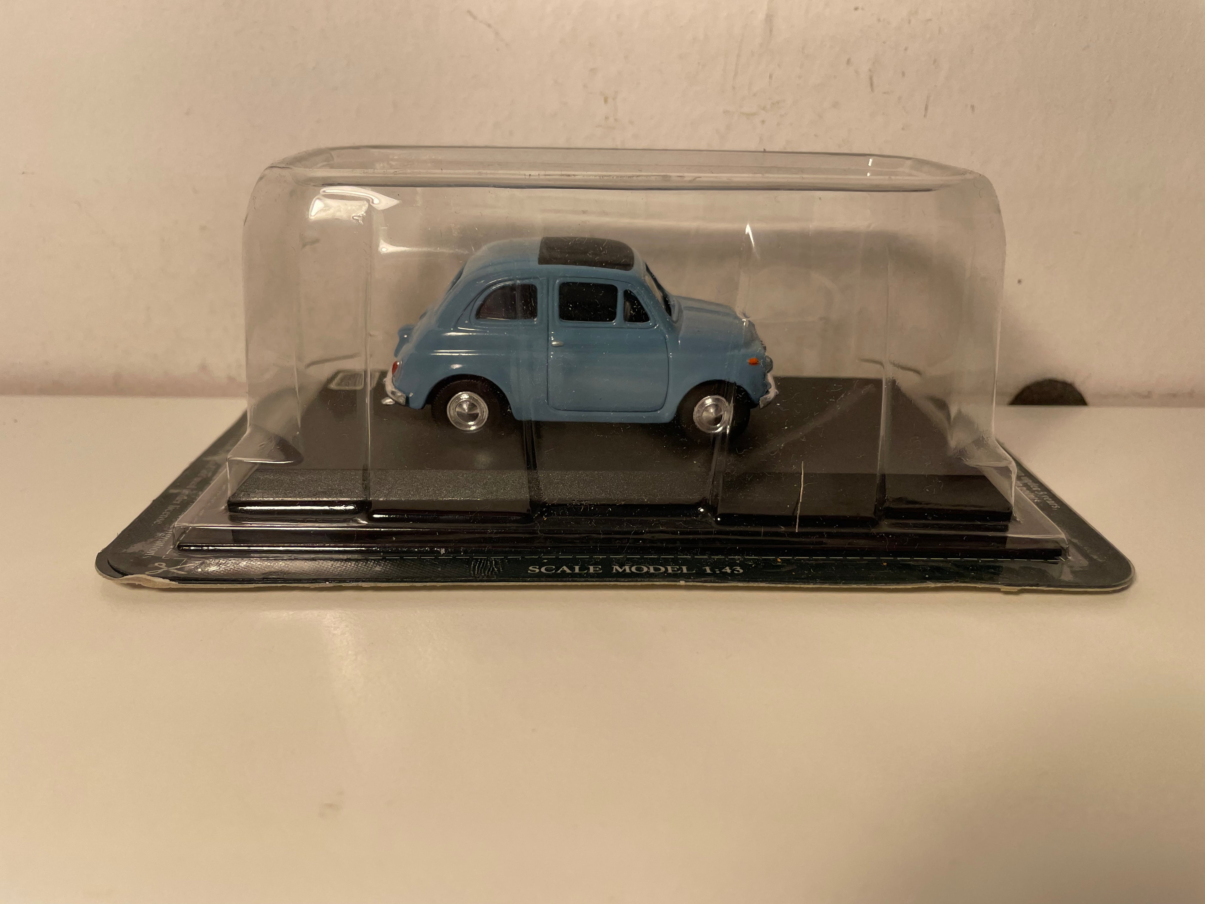 Fiat 500 bleue - Del Prado