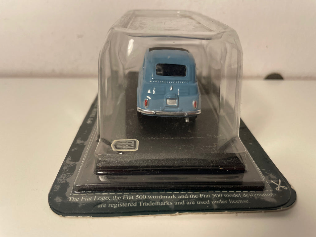 Fiat 500 bleue - Del Prado