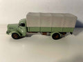 Mercedes-Benz L325/LA325 vrachtwagen met zeildoek (lichtgroene vrachtwagen met grijs zeildoek)