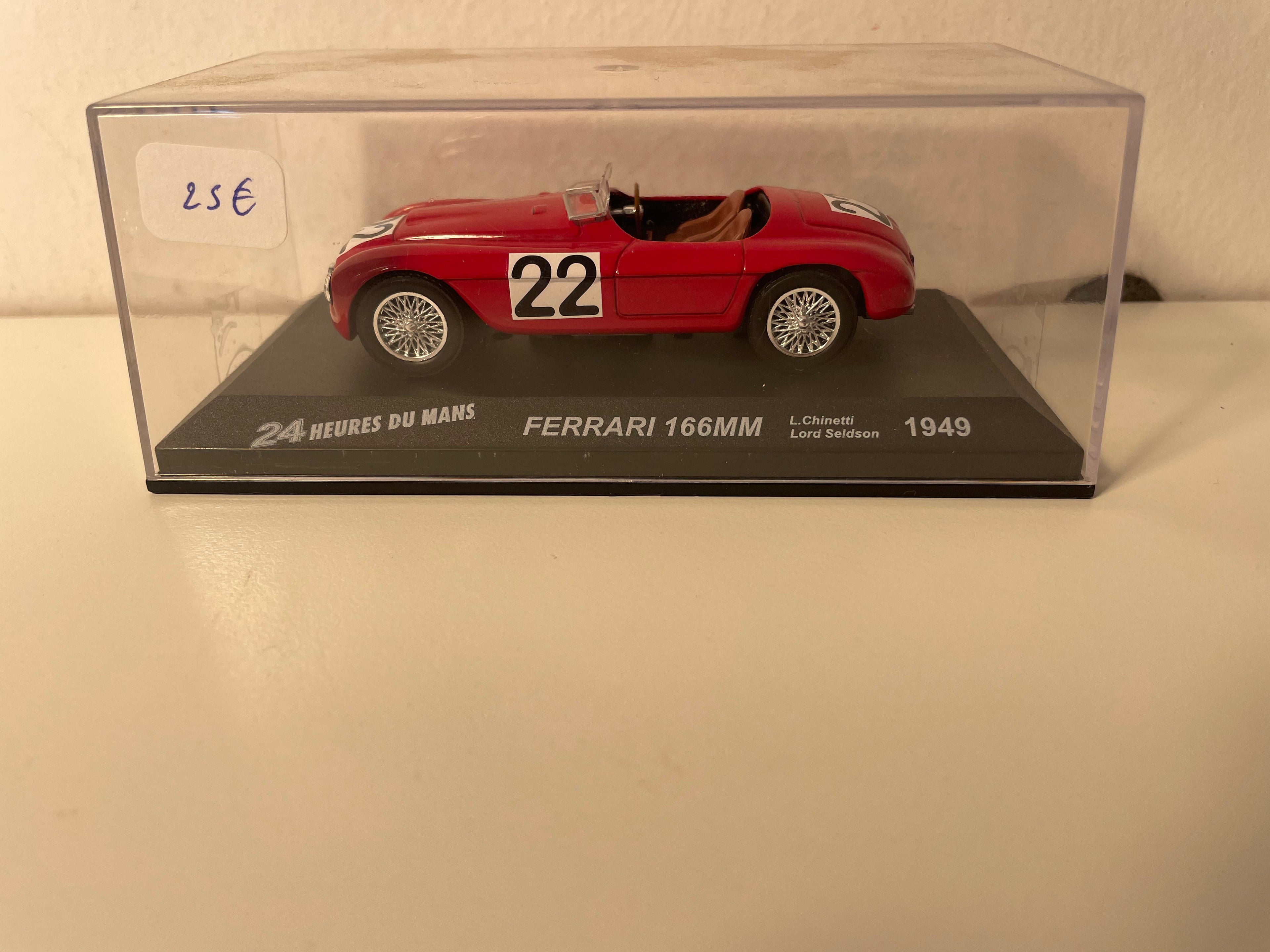 Ferrari 166MM rood van 1949 - 24 uur van Le Mans