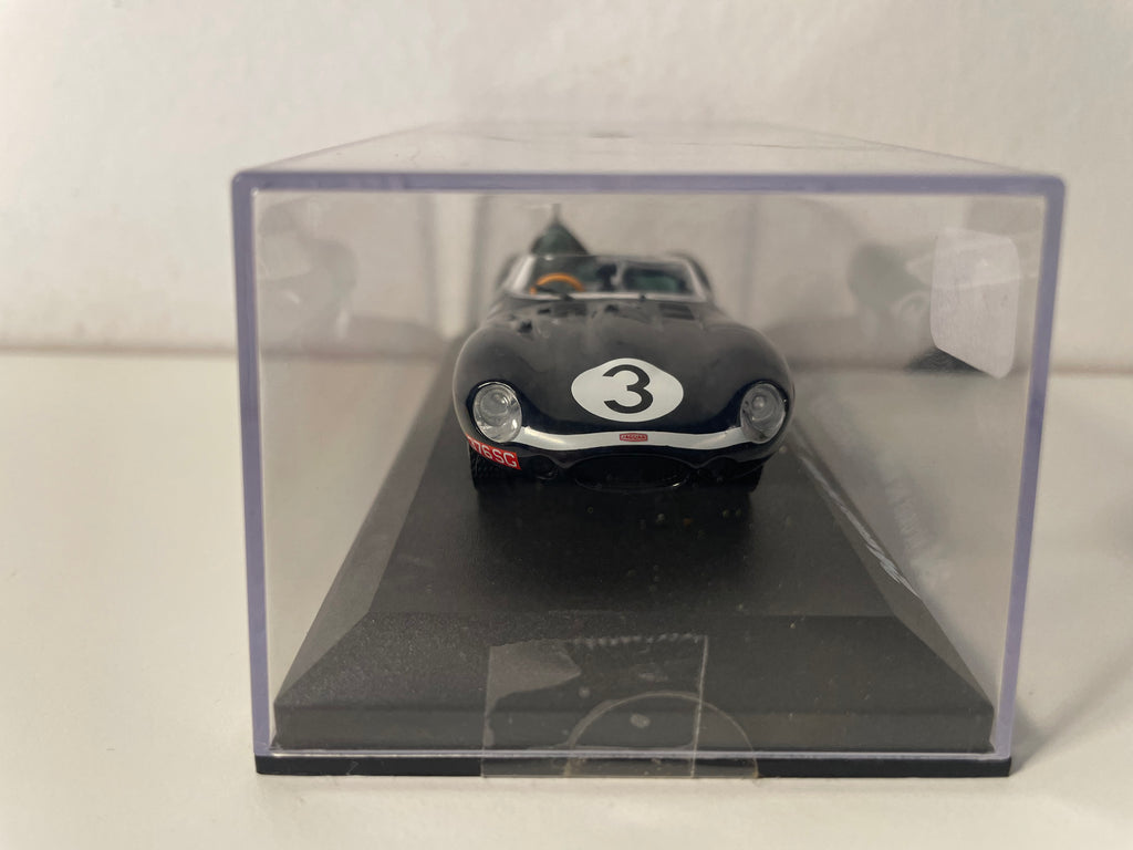 Jaguar D bleue très foncée numéro 3 - 24 heures du Mans de 1957