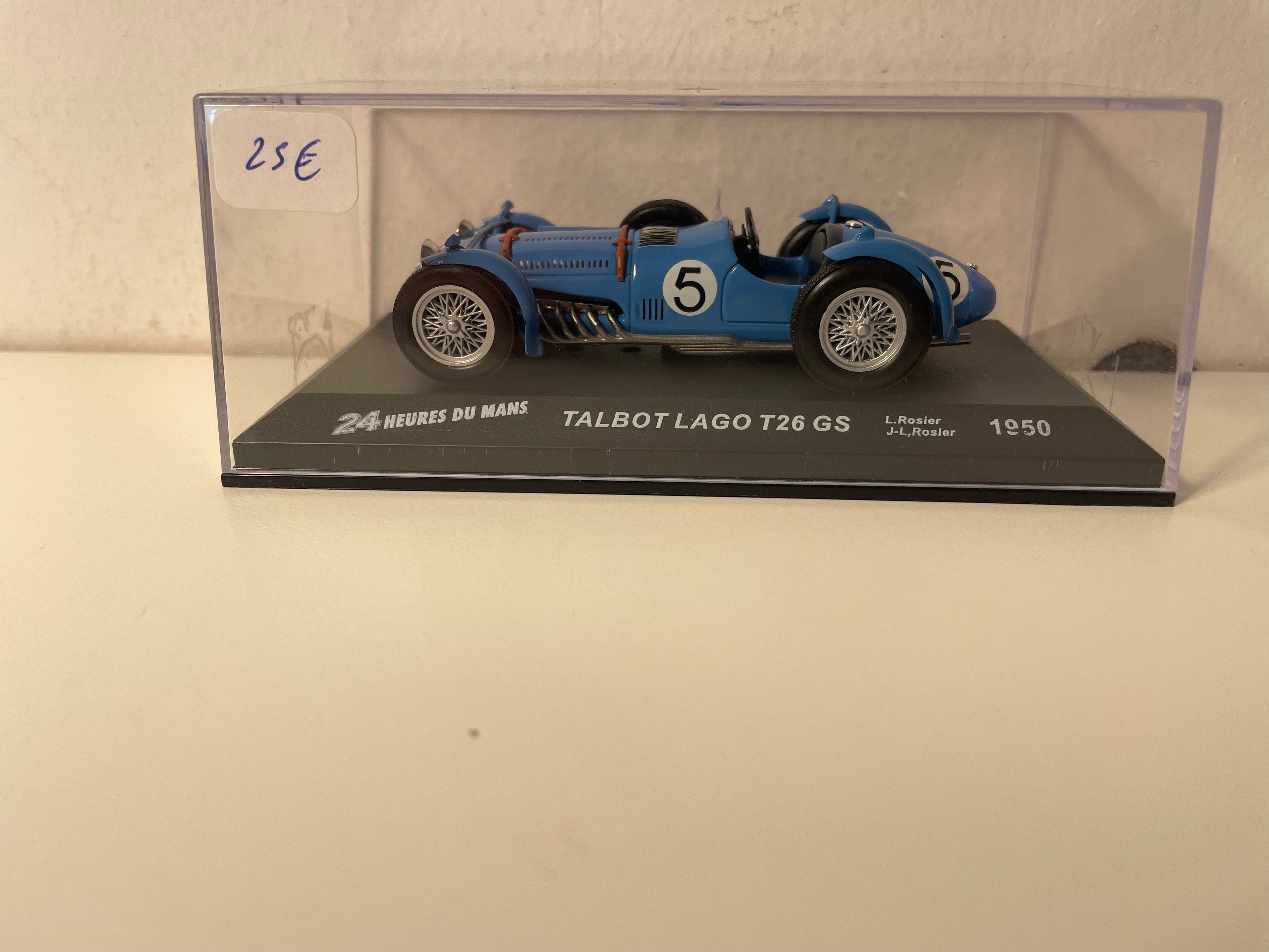 Talbot Lago T26 GS bleue numéro 5 - 24 heures du Mans de 1950