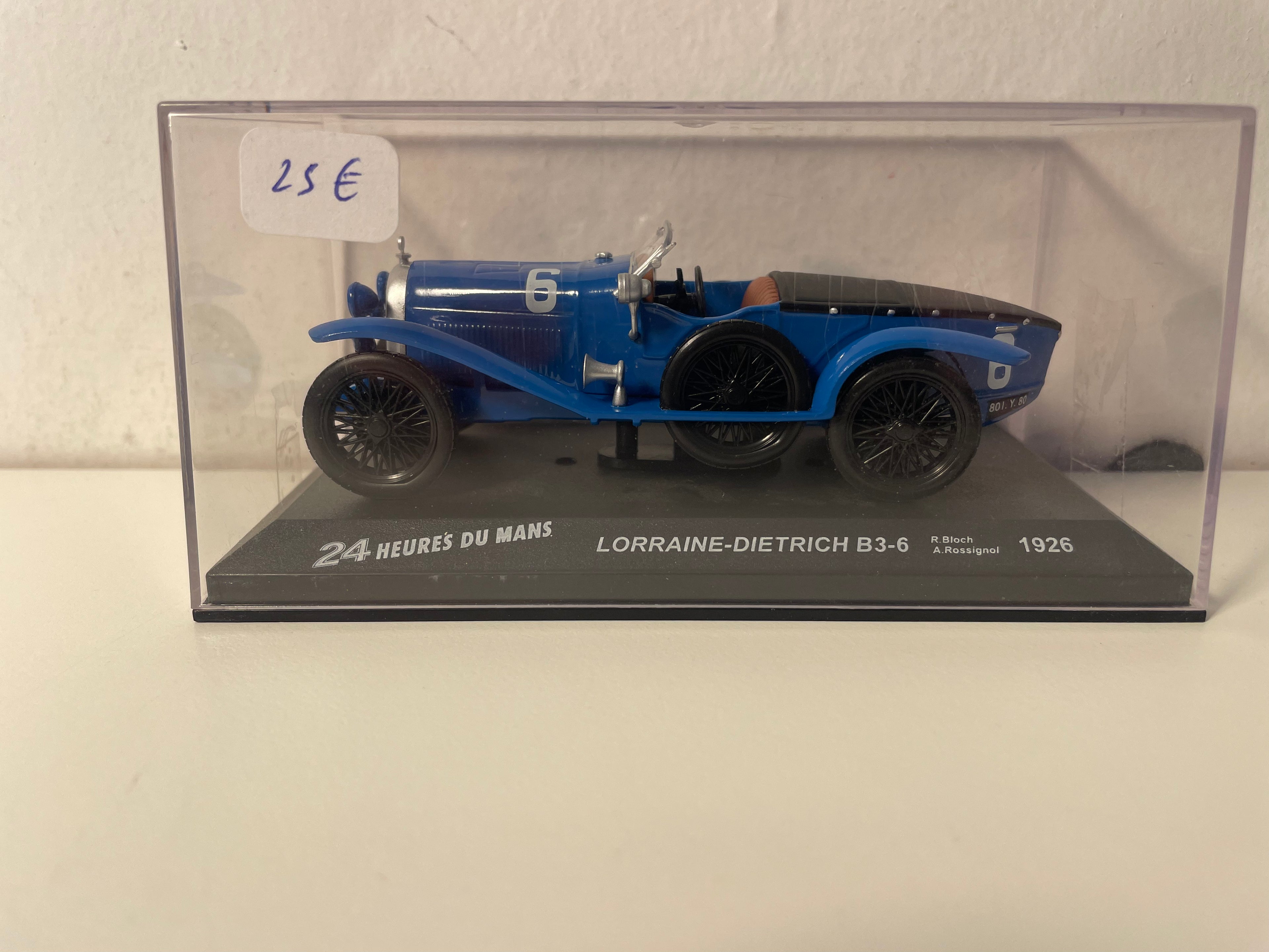 Lorraine-Diétrich B3-6 bleue numéro 6 - 24 heures du Mans de 1926