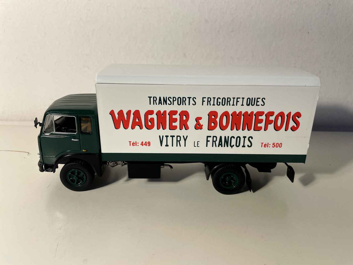 Fiat 643N Refrigerated Truck Green and White (Wagner & Bonnefois Refrigerated Transport)