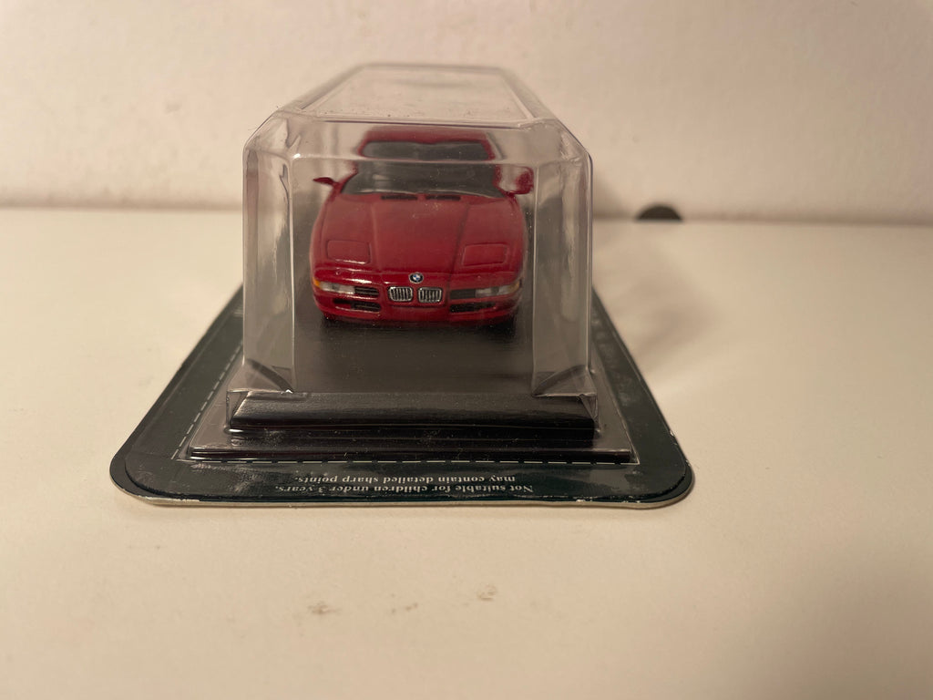 BMW 850i rouge foncée/bordeaux - Del Prado