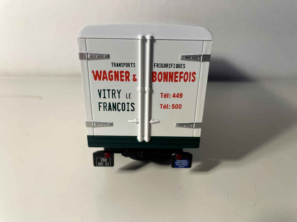 Fiat 643N Refrigerated Truck Green and White (Wagner & Bonnefois Refrigerated Transport)