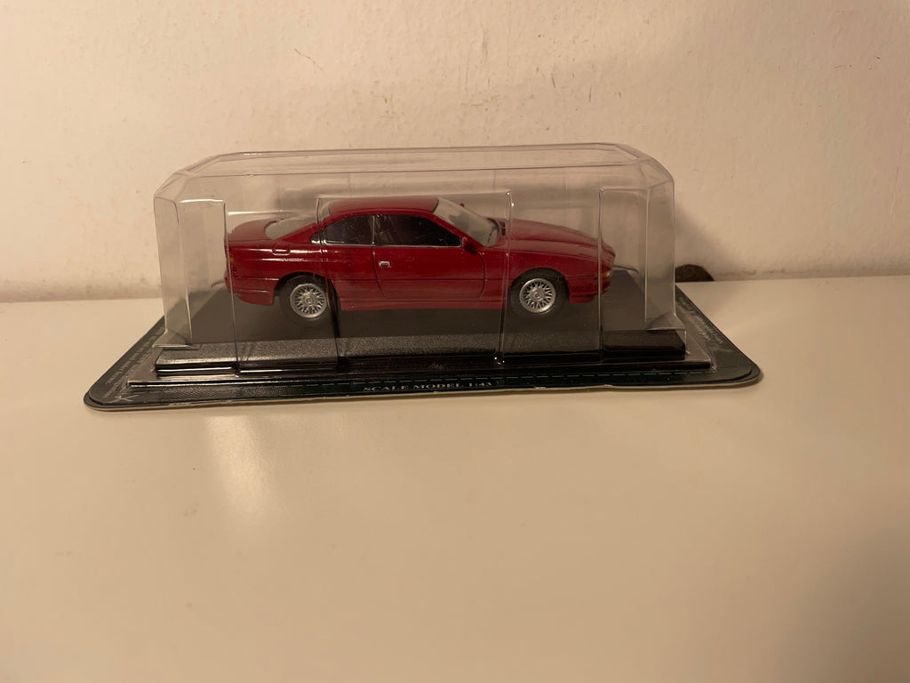 BMW 850i rouge foncée/bordeaux - Del Prado
