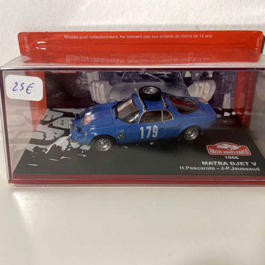 Matra Djet V bleue  numéro 179 (rallye de Monté-Carlo de 1966)