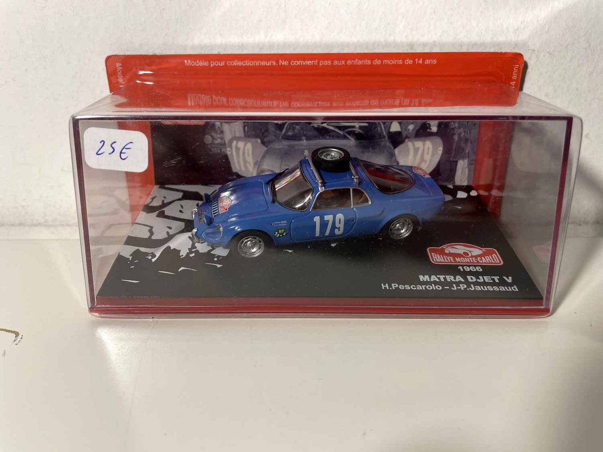 Matra Djet V blue number 179 (1966 Monte Carlo Rally)