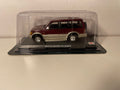 Mitsubishi Pajero bordeaux et gris - Del Prado