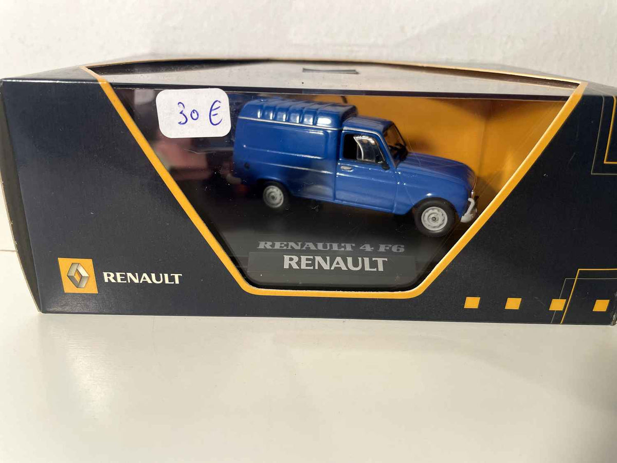 Renault 4 F6 blauw (rechthoekige boxset) - Norev