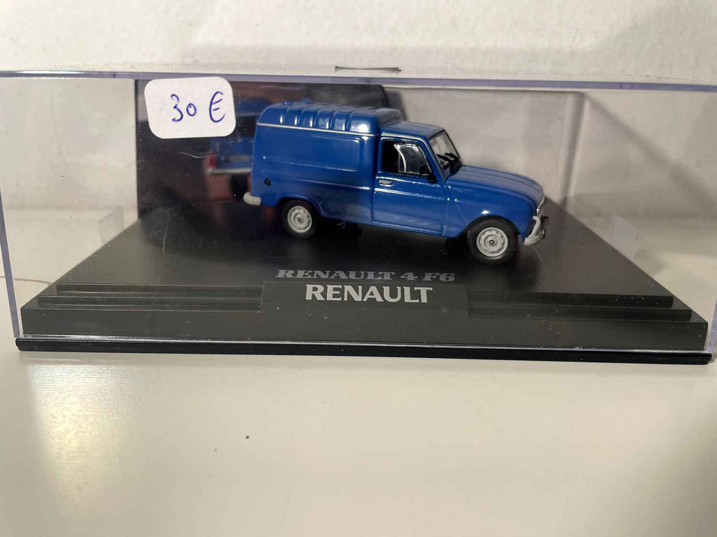 Renault 4 F6 blauw (rechthoekige boxset) - Norev