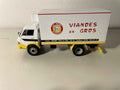 Citroën Belphégor Refrigerated Truck White, Black and Yellow 'Wholesale Meats' - Icaunais Pork