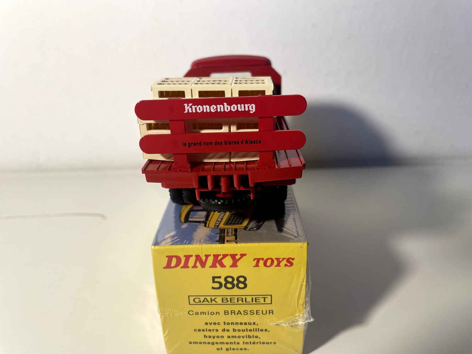 GAK BERLIET Brauerei fir den Transport vu KRONENBOURG Béier - Dinky-Toys (Atlas Editiounen)