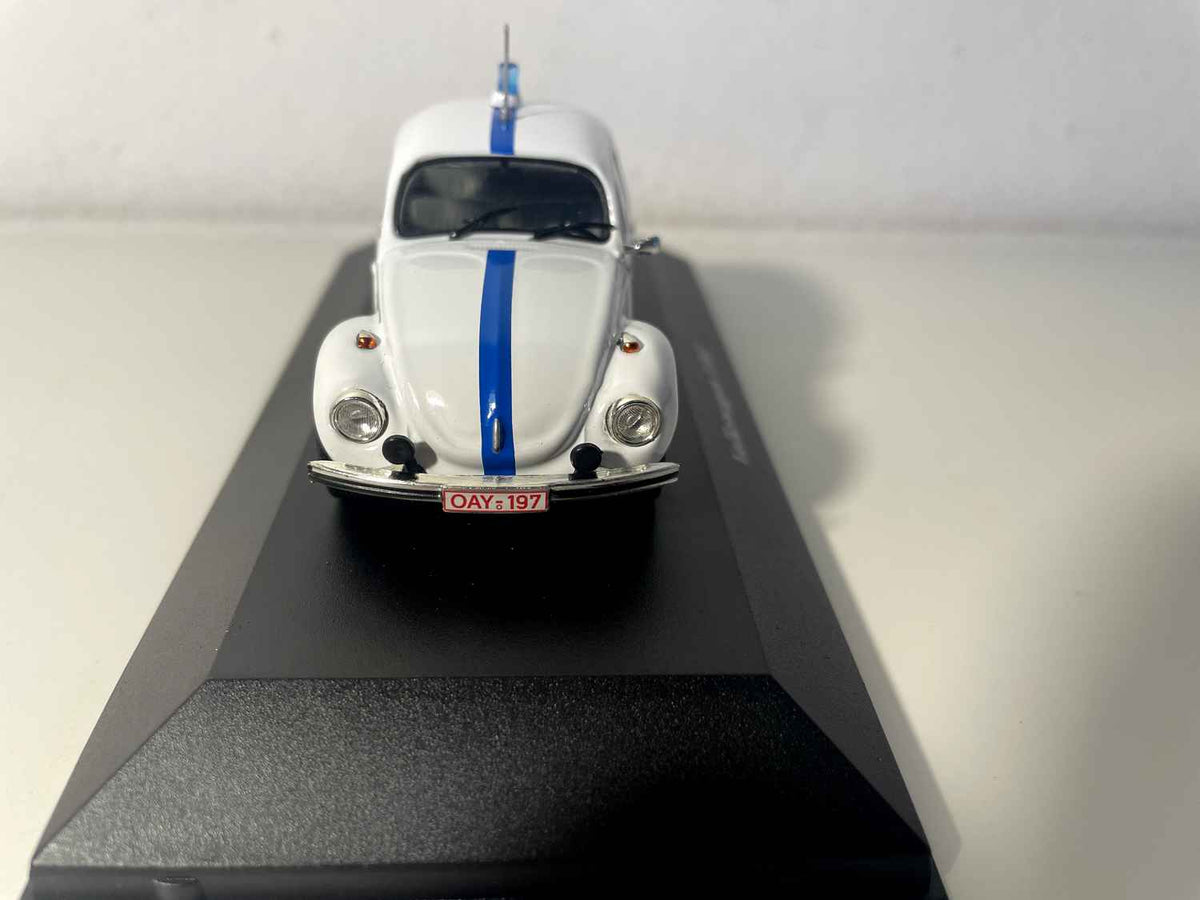 Volkswagen Beetle 1302 blanco, coche de policía belga
