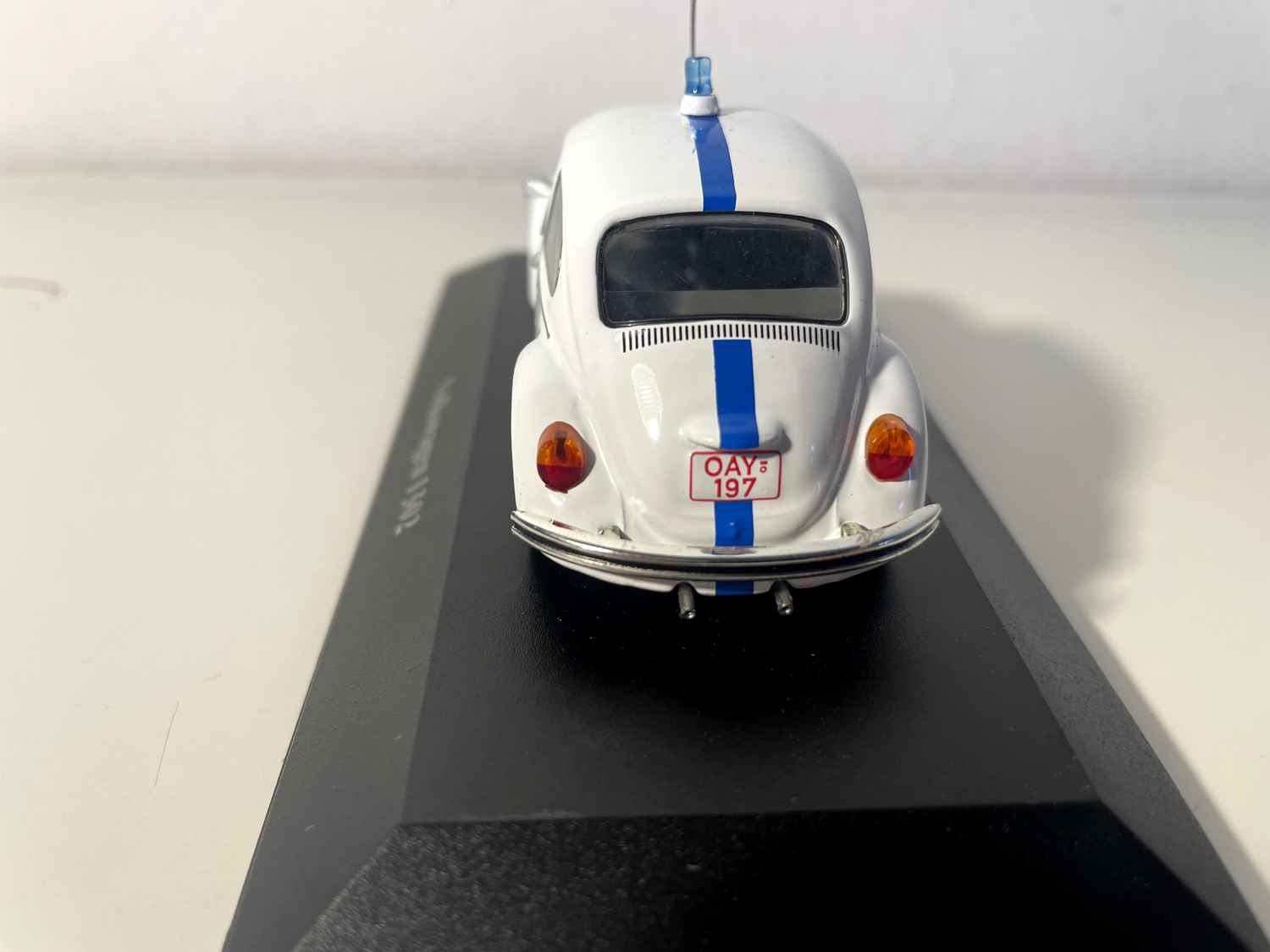 Volkswagen Beetle 1302 blanco, coche de policía belga