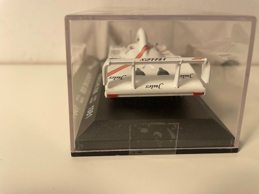 Porsche 936 bianca con timbro JULES numero 11 (24 Ore di Le Mans 1981)