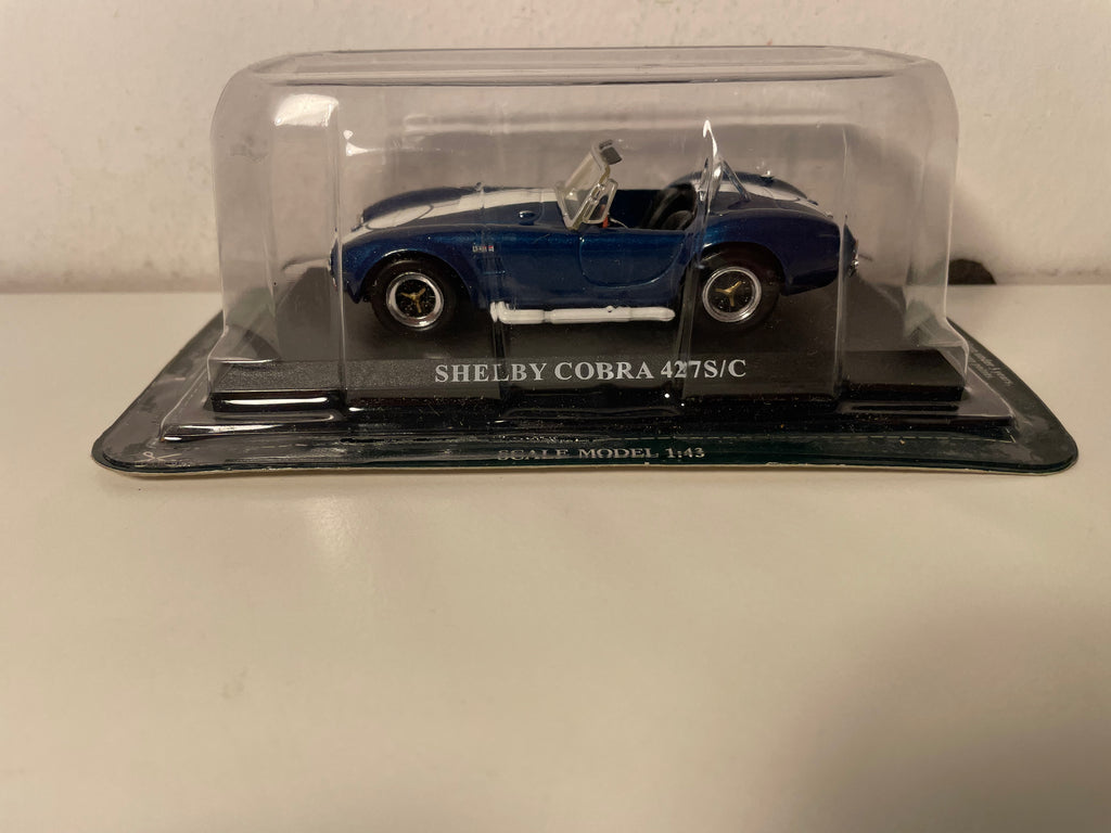Shelby Cobra 427 S/C bleue et blanche (voiture américaine) - Del Prado