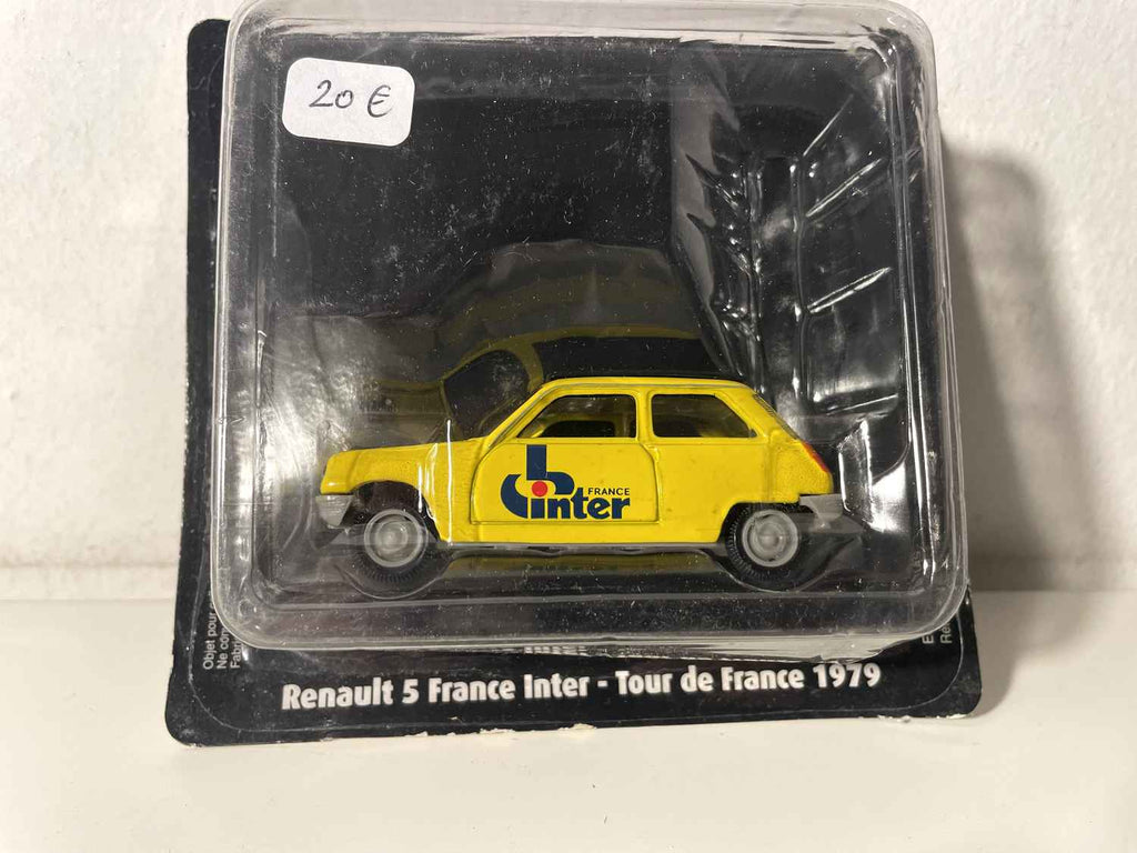 Renault 5 amarillo "France Inter" Tour de Francia 1979