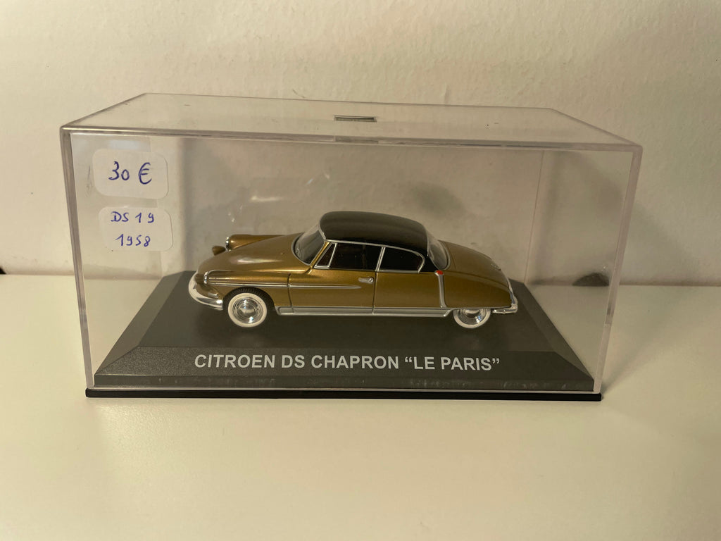 Citroën DS 19 Chapron "Le Paris" marron et toit noir de 1958 - NOREV