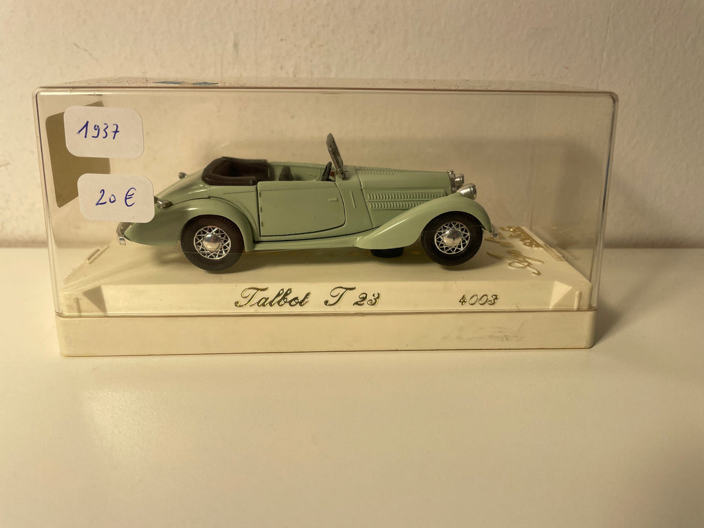 Talbot T23 verte pâle de 1937 - Solido référence 4003
