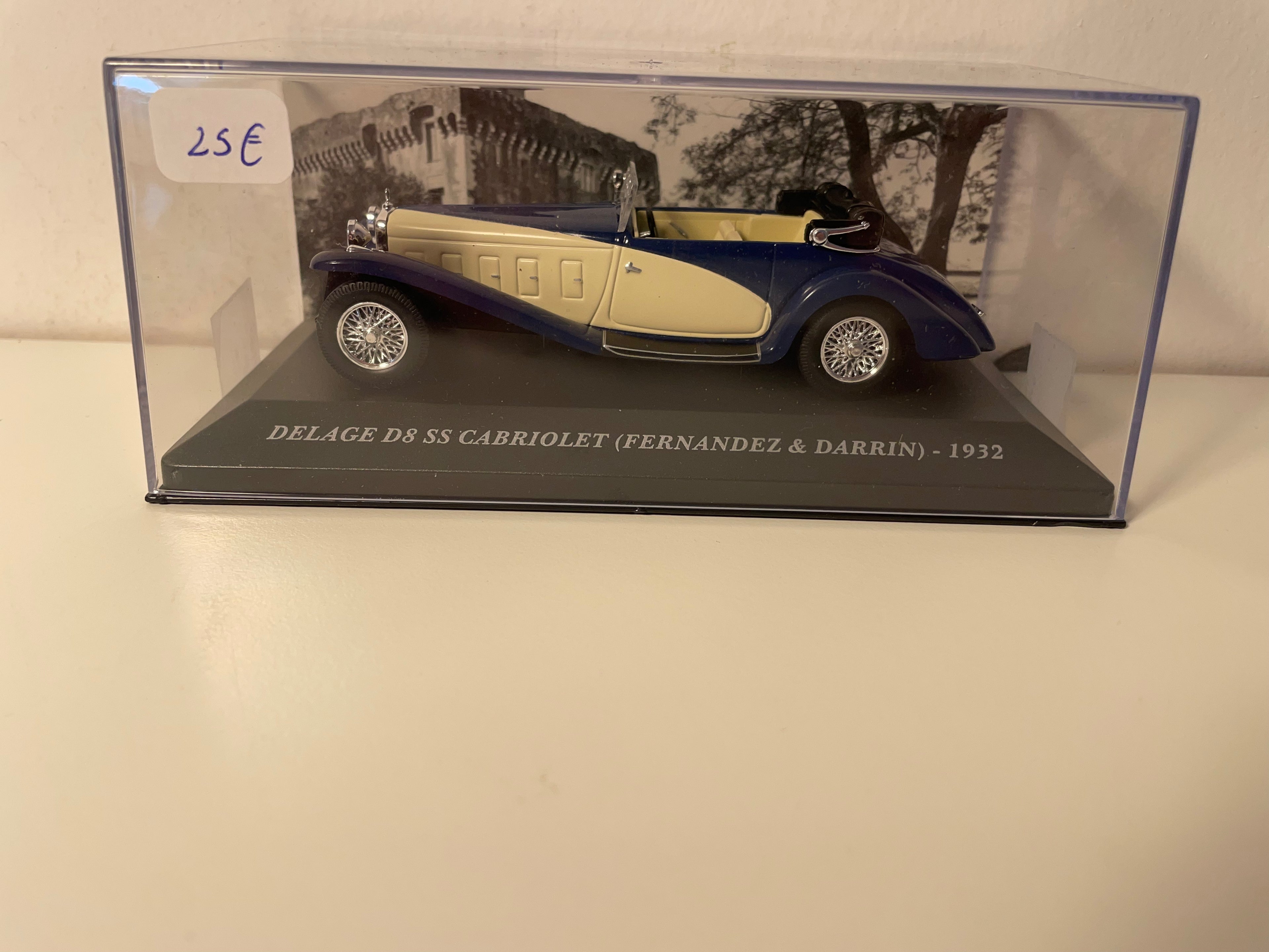 1932 Delage D8 SS Cabriolet (Fernandez an Darrin) blo a creme