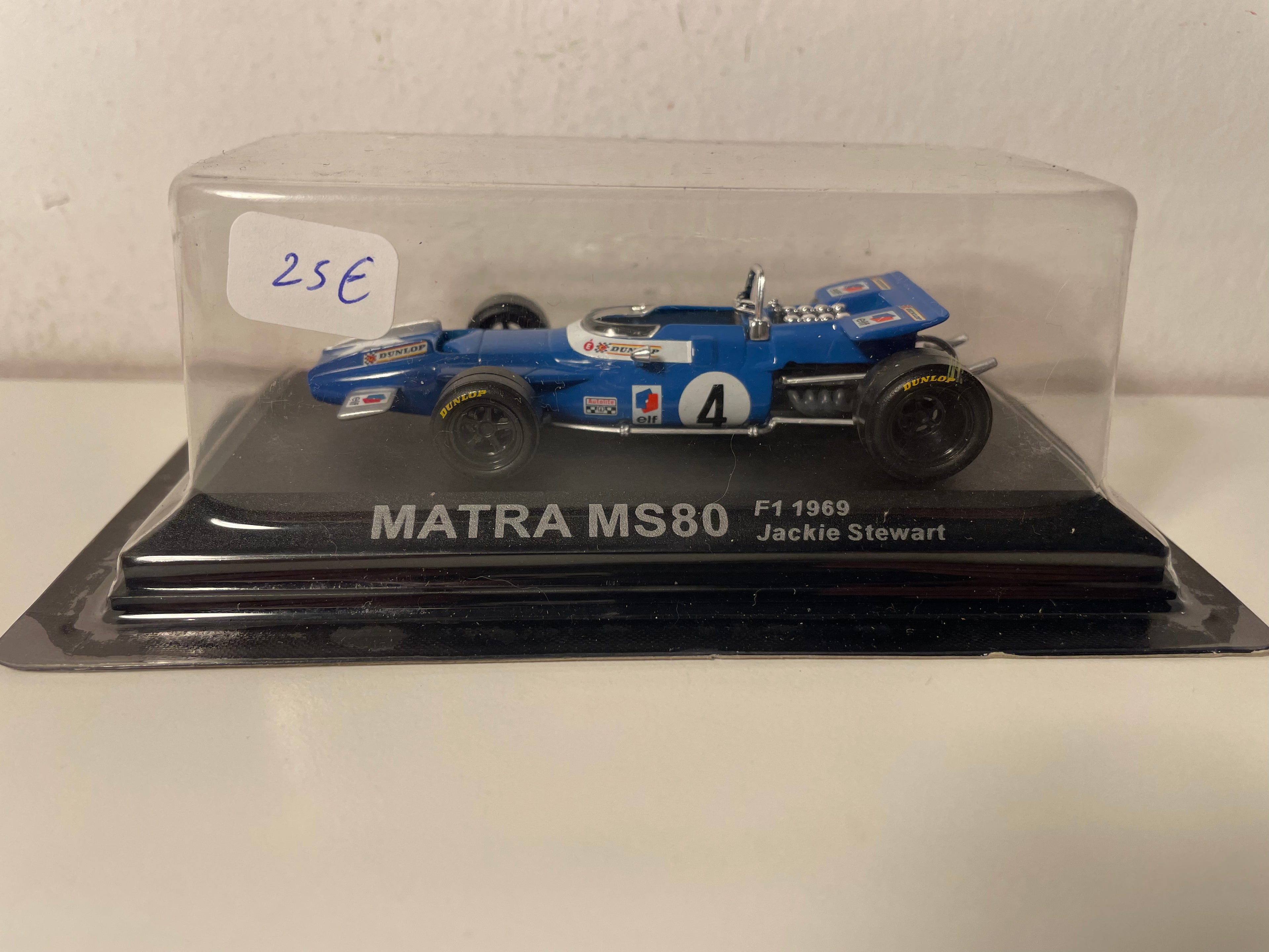 Matra MS80 niebieski numer 4 z 1969 roku (Formuła 1)
