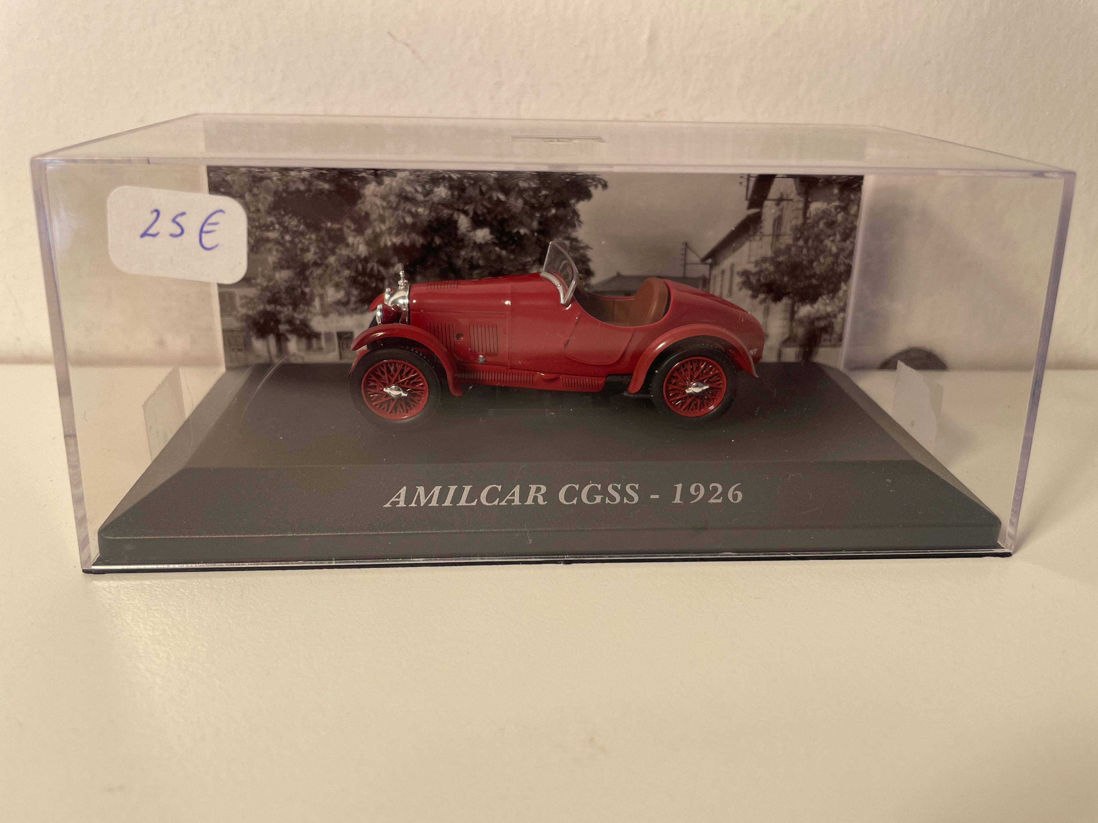 Amilcar CGSS rouge foncé/bordeaux de 1926