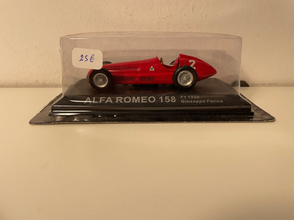 Alfa Roméo 158 czerwony numer 2 Formuła 1 z 1950 roku