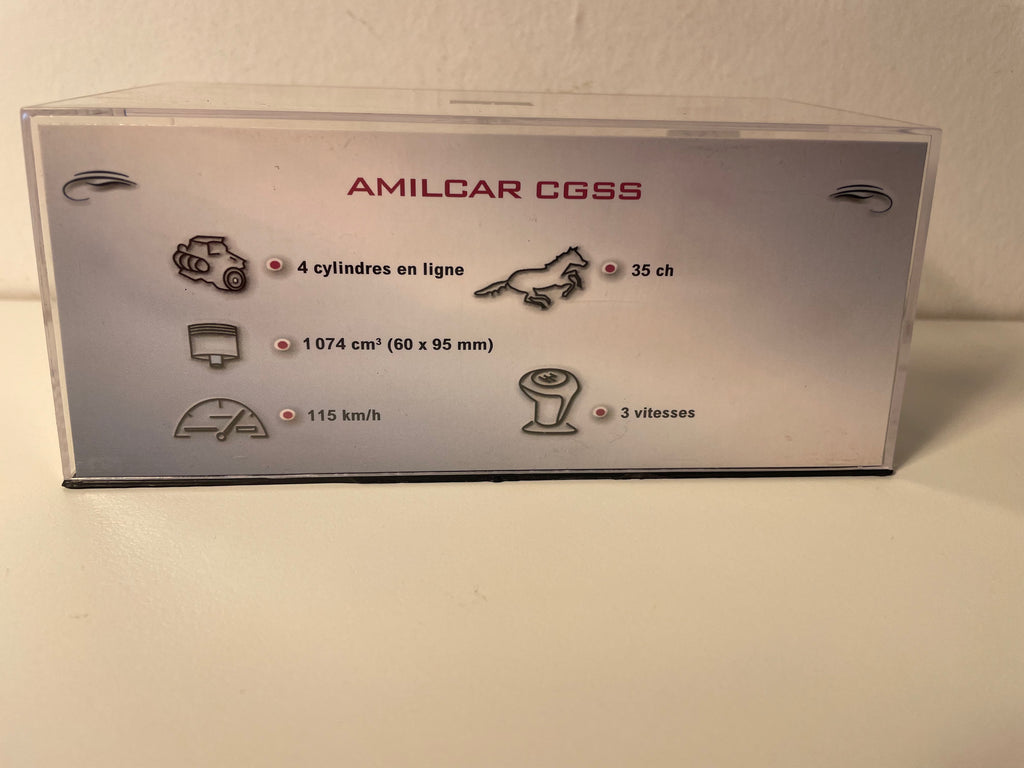 Amilcar CGSS rosso scuro/bordeaux del 1926
