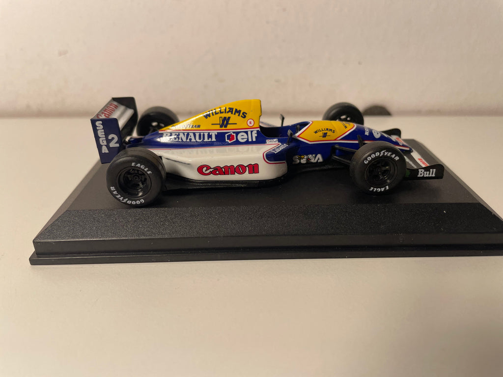 Williams FW15B wit, blauw en geel nummer 2 (Formule 1) uit 1993 - Alain Prost - IXO
