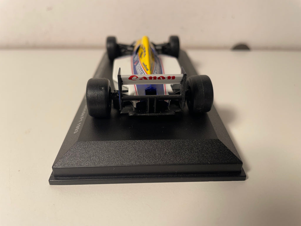 Williams FW15B wit, blauw en geel nummer 2 (Formule 1) uit 1993 - Alain Prost - IXO
