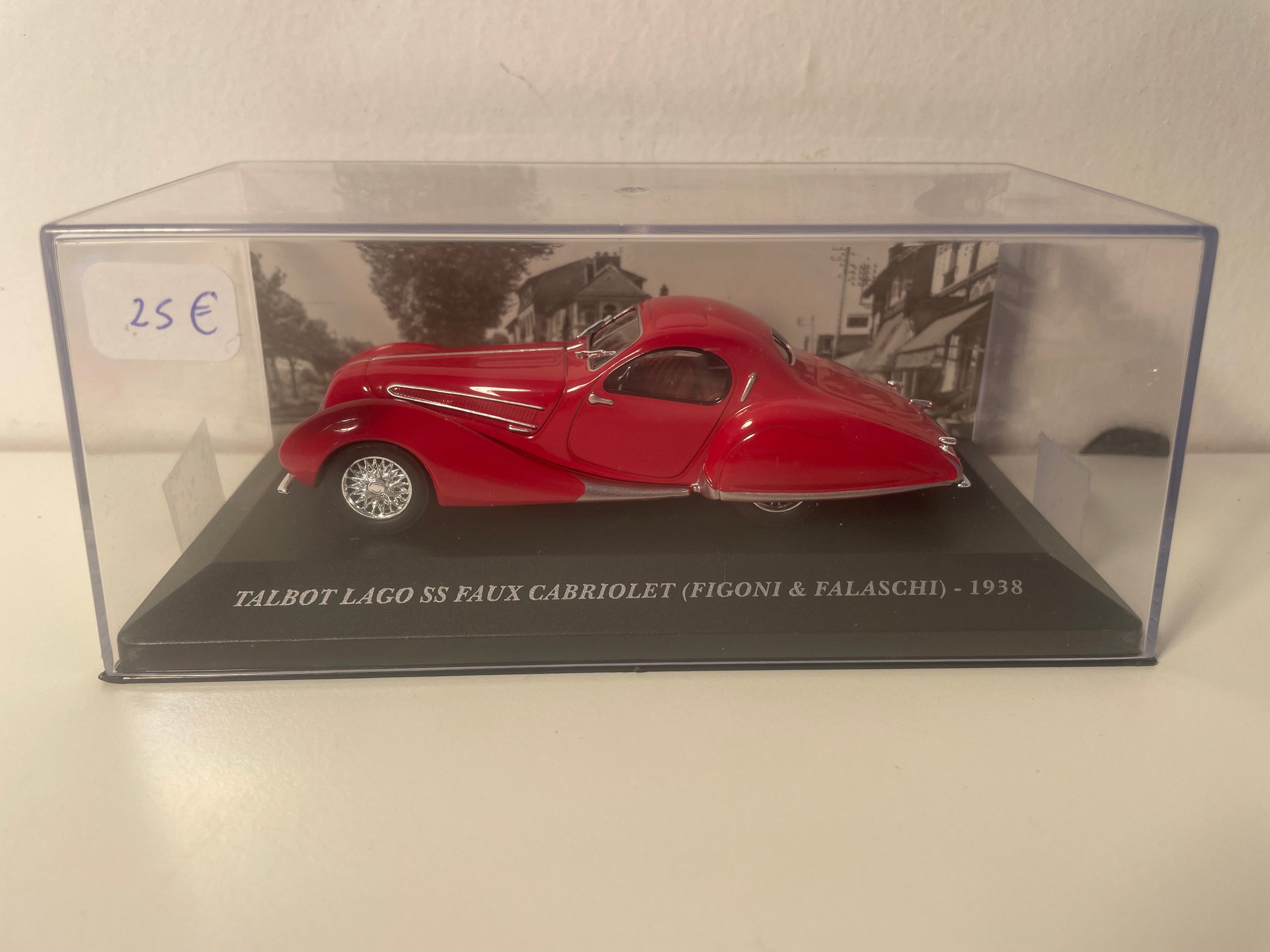 Talbot Lago SS fake convertible (Figoni and Falaschi) red from 1938