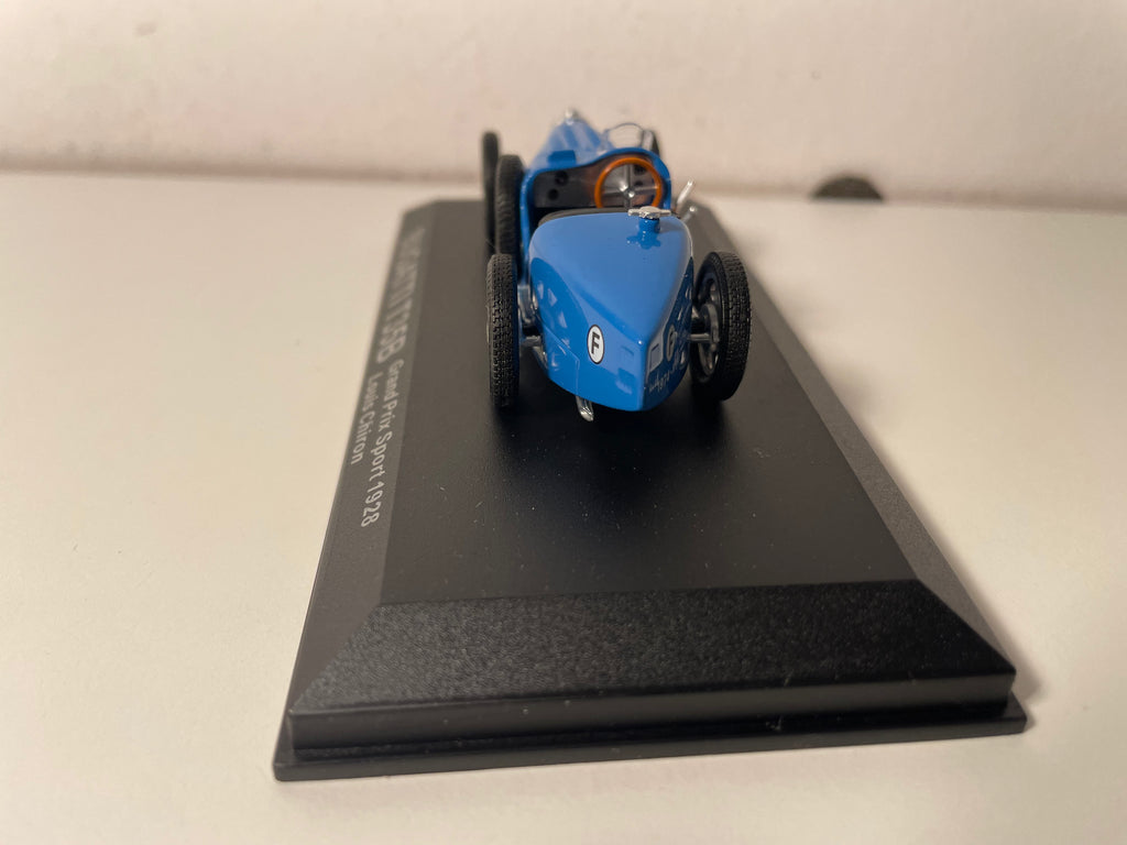 Bugatti T35B bleue numéro 24 (grand prix sport de 1928 - Louis Chiron) - (blister)