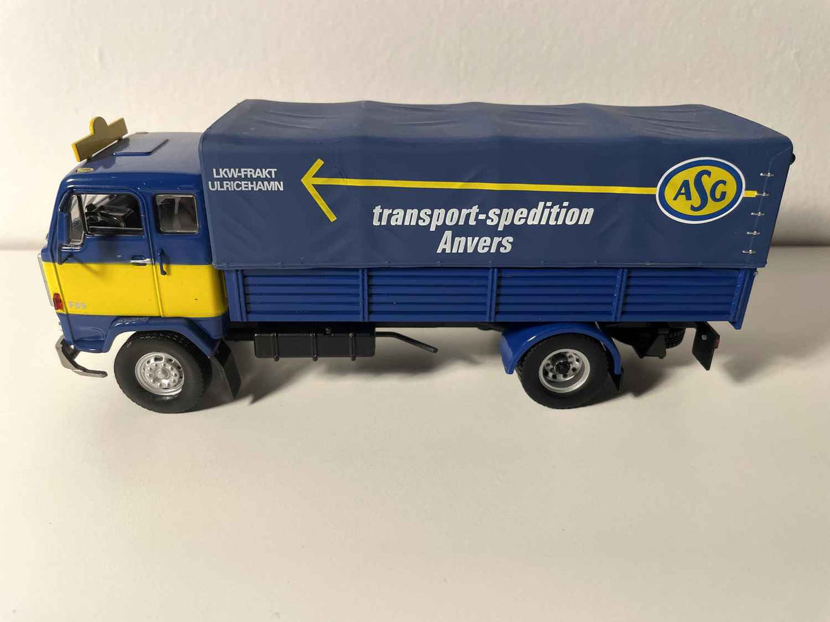 Volvo F89 Phase 2 Camion (Transport - Expeditioun ANTWERPEN) ASG blo-giele Camion