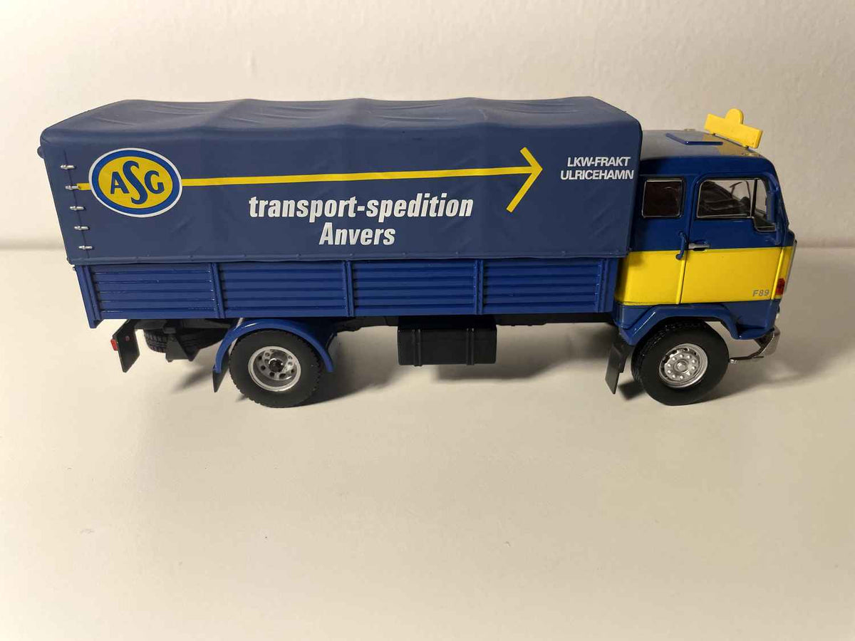 Volvo F89 Phase 2 Camion (Transport - Expeditioun ANTWERPEN) ASG blo-giele Camion