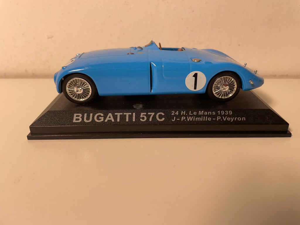 Bugatti 57C azul número 1 (24 Horas de Le Mans de 1939)