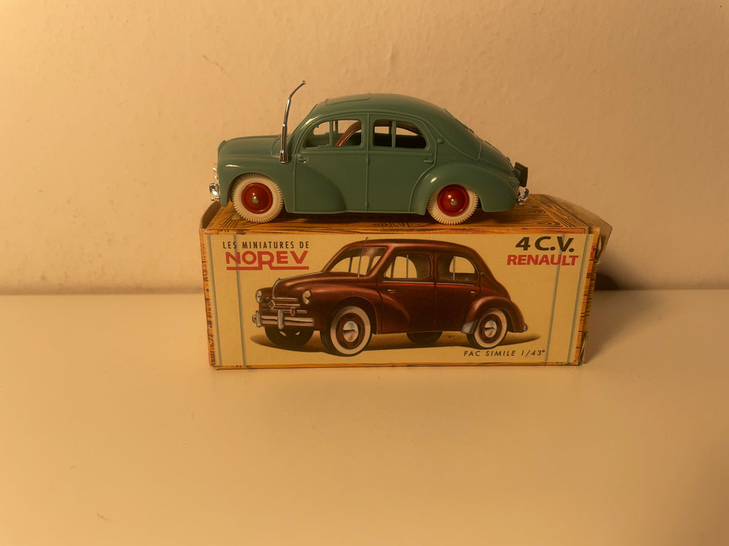 Renault 4 CV verte foncée - NOREV (voiture en plastique)