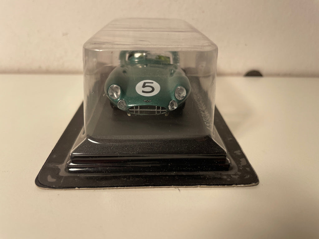 Aston Martin DBR1 verte numéro 5 - 24 heures du Mans de 1959 (blister)