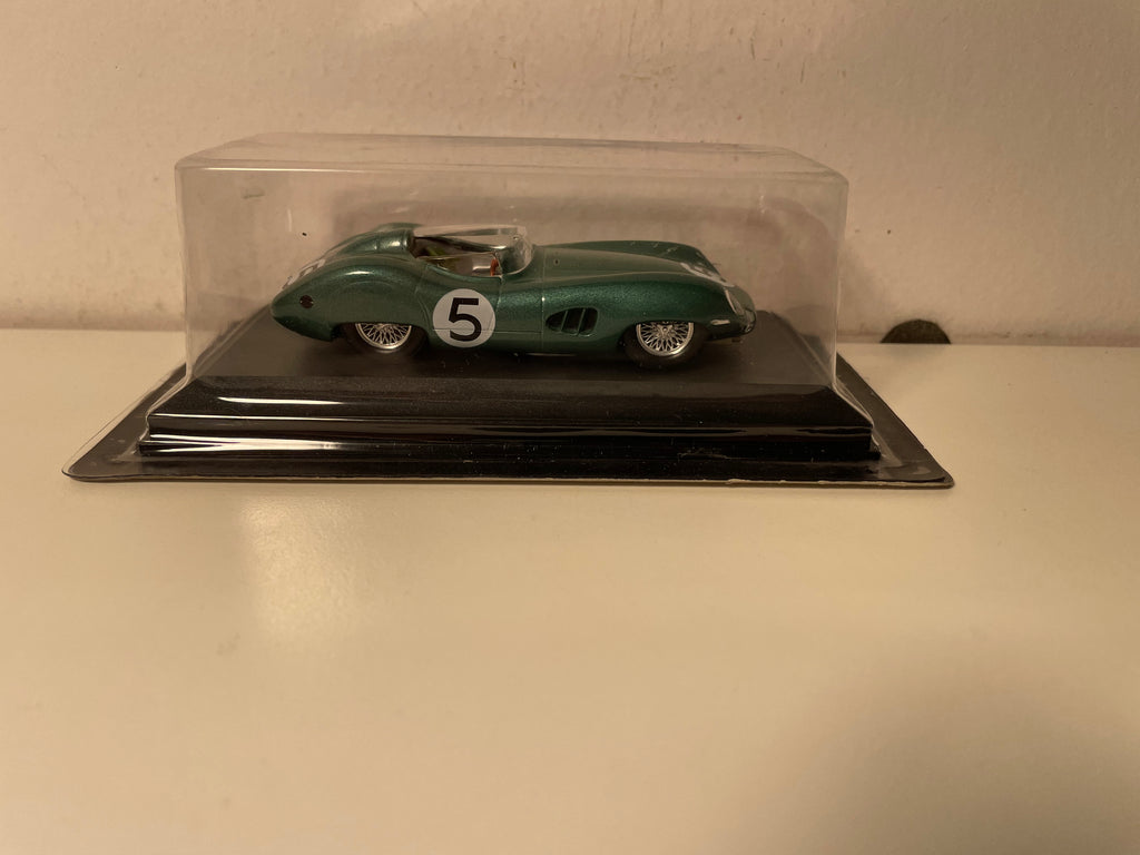 Aston Martin DBR1 verte numéro 5 - 24 heures du Mans de 1959 (blister)