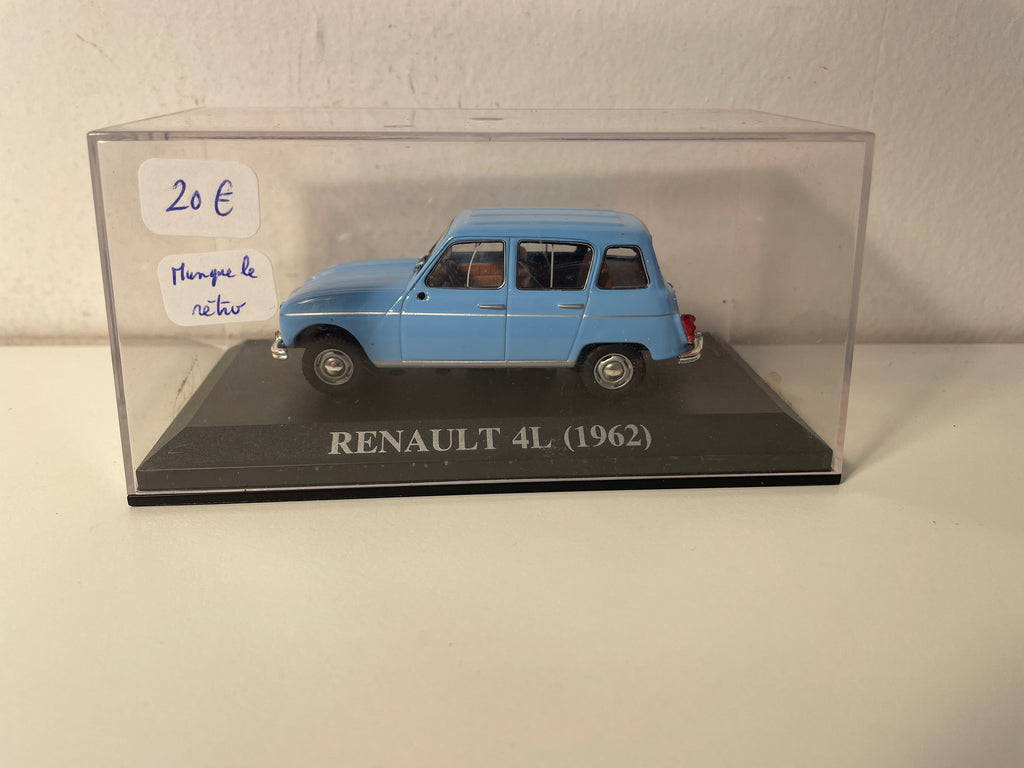 Renault 4L bleue claire de 1962 (SANS rétro)